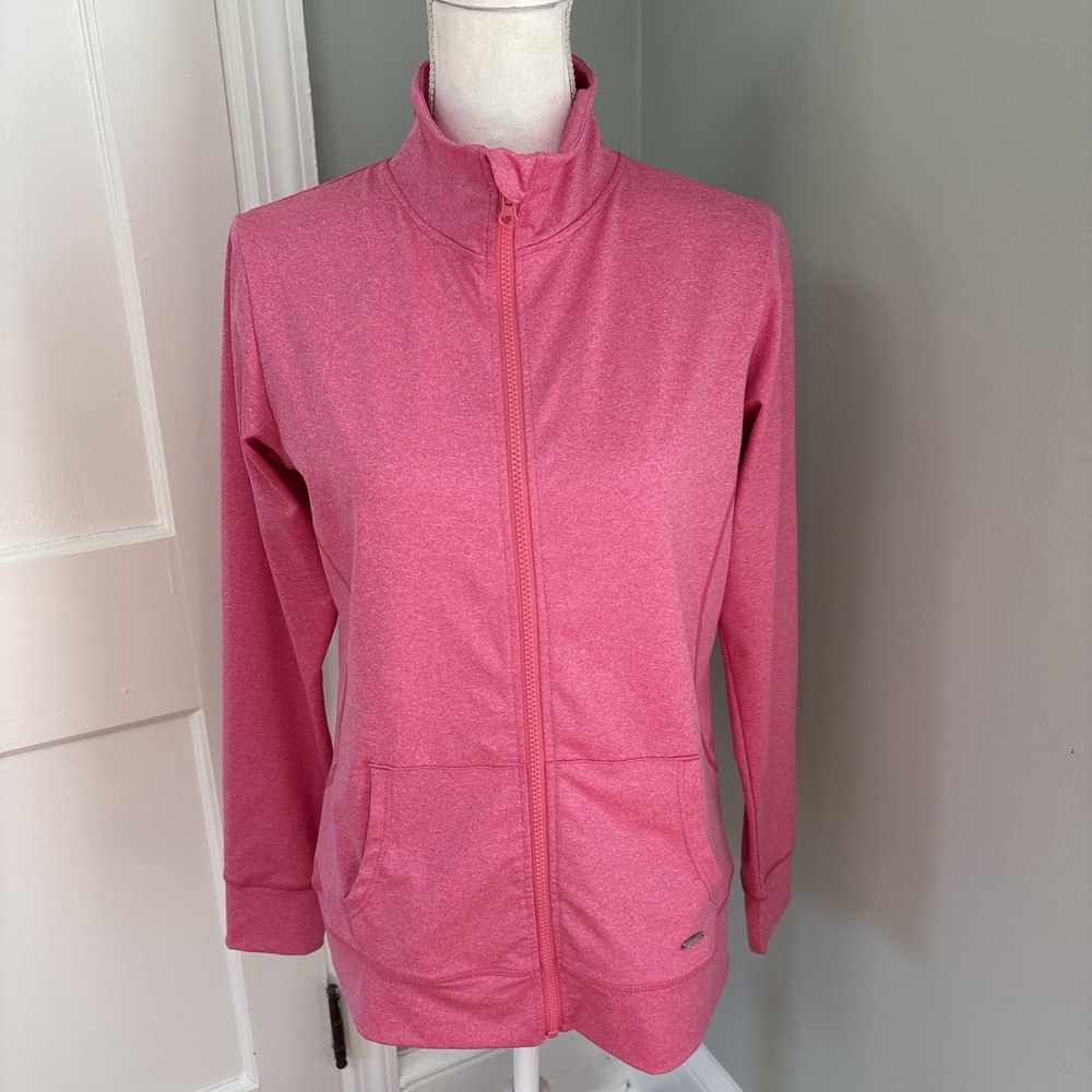 JOULES‎ Activewear Viva Zip Up Pink Jacket Size Medium Equestrian Preppy